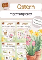 Vorschau - Spiele - DaZ - Ostern - Materialpaket - differenziert - Deckblatt