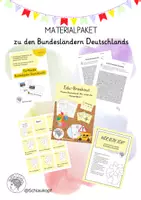 Vorschau - Stundenentwürfe - Materialpaket: Deutschlands Bundesländer - Deckblatt