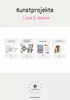 Vorschau - Unterrichtsreihen - Materialpaket: Kunstprojekte Klasse 1. und 2. - Deckblatt