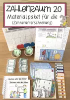 Vorschau - Anderer Materialtyp - Zahlenraum 20 Materialpaket für die Zehnerunterschreitung - Deckblatt