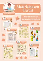 Vorschau - Mal- und Bastelvorlagen - Wachsendes Materialpaket: Herbst - Deckblatt
