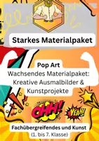 Vorschau - Arbeitsblätter - Pop Art | Klasse 1, 2, 3, 4, 5, 6, 7 - Deckblatt