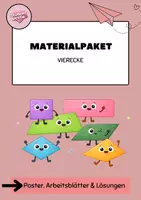 Vorschau - Unterrichtsreihen - Materialpaket Vierecke - Deckblatt