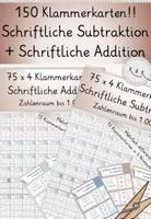 Vorschau - Spiele - Schriftliche Addition + Subtraktion: 150 Klammerkarten!! Differenziert! - Deckblatt