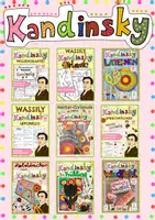Vorschau - Stundenentwürfe - Wassily Kandinsky Materialpaket – mit Projekten & interaktiven Materialien - Deckblatt
