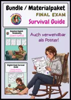 Vorschau - Poster - Bundle / Materialpaket - Final Exam - Survival Guide - Deckblatt
