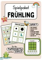 Vorschau - Spiele - Spielpaket | der Frühling | Spielerisch lernen - Deckblatt