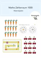 Vorschau - Arbeitsblätter - Mathe Zahlenraum 1000 Materialpaket (wachsend) - Deckblatt