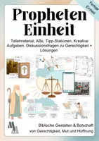 Vorschau - Arbeitsblätter - Propheten - umfassendes Paket mit fachspezifischer Leistung & Lebensweltbezug - Deckblatt