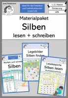 Vorschau - Fördermaterial/Inklusion - Materialpaket - Silben lesen und schreiben - Deckblatt
