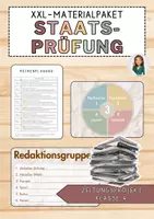 Vorschau - Unterrichtsreihen - Gesamtpaket - Zeitungsprojekt - UPP / Lehrprobe / Staatsexamen - Deckblatt