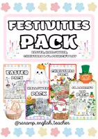 Vista previa - Juegos / Gamificación - FESTIVITIES FULL PACK (CHRISTMAS, HALLOWEEN, EASTER & ST PATRICK'S DAY) - Portada