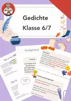 Vorschau - Unterrichtsreihen - Gedichte erschließen: lesen, untersuchen, gestalten (Klasse 6/7) - Deckblatt
