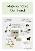 Vorschau - Arbeitsblätter - Materialpaket - der Hund - Deckblatt