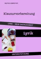 Vorschau - Arbeitsblätter - Materialpaket Deutsch Oberstufe: Klausurvorbereitung Lyrik der Neuen Sachlichkeit (Checkliste, Formulierungshilfen, Motiv-Matrix) - Deckblatt