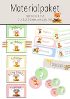 Vorschau - Anderer Materialtyp - Materialpaket - Fuchsklasse Classroommanagement - Deckblatt