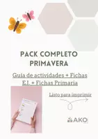 Vista previa - Unidades / Secuencias / Situaciones de Aprendizaje - PACK COMPLETO Guía de actividades + Fichas E.I. + Fichas Primaria - Portada