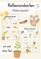 Vorschau - Bildkarten - Reflexionskarten Grundschule Materialpaket - Deckblatt