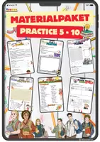 Vorschau - Arbeitsblätter - Materialpaket - Englisch Übung Vertretungsmaterial - Deckblatt