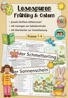Vorschau - Stundenentwürfe - Lesespuren Frühling und Ostern - Sparpaket (Klasse 1-4) - Deckblatt