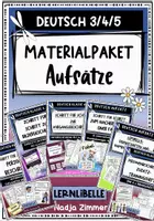 Vorschau - Unterrichtsreihen - Materialpaket "Aufsätze in der Grundschule" Klasse 3, 4, 5 - Deckblatt