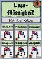Vorschau - Arbeitsblätter - Materialpaket, Leseflüssigkeit, Lesen üben, - Deckblatt