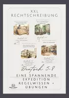 Vorschau - Unterrichtsreihen - XXL Rechtschreibung Deutsch inkl. Klassenarbeit: einsetzbar zur Selbsterarbeitung/ Lerntheke/ Unterricht: Alle Regeln und Strategien verpackt in einer spannenden Expedition - Deckblatt