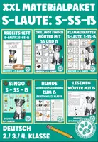 Vorschau - Arbeitsblätter - Materialpaket s-Laute s,ss,ß Hundeklasse Deutsch - Deckblatt