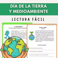 Vista previa - Hojas de trabajo - Lectura en español: El Día de la Tierra y el medioambiente Spanish Reading: Earth Day and the Environment - Portada