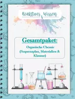 Vorschau - Unterrichtsreihen - Materialpaket: Organische Chemie (Sequenzplan, Materialien und Klausur) - Deckblatt