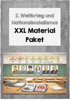 Vorschau - Stundenentwürfe - Zweiter Weltkrieg – XXL Materialpaket | Nationalsozialismus, Krieg, Holocaust, Nachkriegszeit - Deckblatt