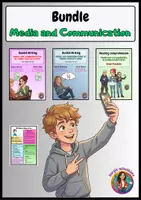 Vorschau - Arbeitsblätter - Bundle/Materialpaket - Media and Communication (B1/B1+) - Deckblatt