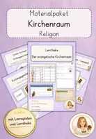 Vorschau - Arbeitsblätter - Der Kirchenraum – Materialpaket mit Spielen & Lerntheke (Grundschule & Förderschule) - Deckblatt