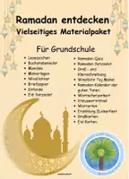 Vorschau - Arbeitsblätter - 🌙Ramadan Materialpaket | Grundschule und Sekundarstufe | Vielseitiges Materialpaket | Arbeitsblätter | Unterrichtsmaterialien | - Deckblatt