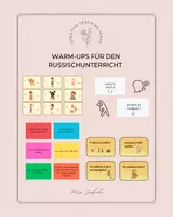 Vorschau - Arbeitsblätter - Warm-ups für den Russischunterricht - Deckblatt