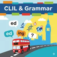 Vorschau - Arbeitsblätter - Englisch Grammatik CLIL Komplettpaket – Alle Themen | Gesellschaftliche Inhalte | - Deckblatt