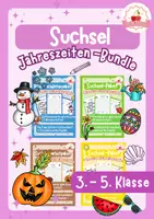 Vorschau - Stundenentwürfe - Suchsel 4 Jahreszeiten + Schreibaufgabe (differenziert) - Deckblatt
