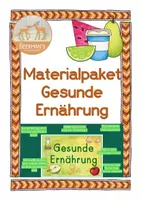 Vorschau - Arbeitsblätter - Materialpaket Gesunde Ernährung - Deckblatt
