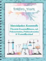 Vorschau - Arbeitsblätter - Materialpaket: Kunststoffe (Kunststoffklassen, rad. Polymerisation, Polykondensation, Wertstoffkreislauf) - Deckblatt