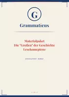 Vorschau - Unterrichtsreihen - Materialpaket „Die Großen der Geschichte – Lesekompetenztexte zum Verstehen, Einordnen & Reflektieren“ - Deckblatt