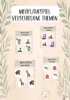 Vorschau - Spiele - Materialpaket Merklaufspiele in einem Paket - Deckblatt