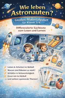 Vorschau - Unterrichtsreihen - Materialpaket - Wie leben Astronauten im Weltall? - Deckblatt