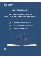 Vorschau - Unterrichtsreihen - Materialpaket "Unterrichtsreihen Deutsch in der Oberstufe" - Deckblatt