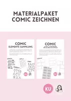 Vorschau - Arbeitsblätter - Materialpaket Comic zeichnen - Deckblatt