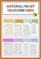 Vorschau - Arbeitsblätter - Materialpaket Tandembögen 15+ Themen (wachsendes Paket) - Deckblatt