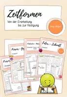 Vorschau - Arbeitsblätter - Sparpaket - Zeiten I Präsens, Präteritum, Perfekt & Futur - Deckblatt