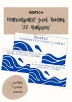 Vorschau - Stundenentwürfe - Kreatives Materialpaket zum Roman "22 Bahnen" von Caroline Wahl - Deckblatt