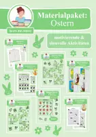 Vorschau - Mal- und Bastelvorlagen - Wachsendes Materialpaket: Ostern - Deckblatt