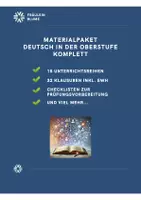 Vorschau - Unterrichtsreihen - Materialpaket Deutsch in der Oberstufe - Komplett! - Deckblatt