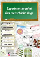 Vorschau - Arbeitsblätter - Experimentierpaket Das menschliche Auge - Deckblatt